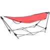 Image de Vidaxl Hamac Avec Support Pliable Rouge