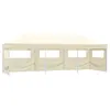 Image de vidaXL Tente de réception pliable escamotable avec 5 parois 3x9m crème44975