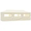 Image de vidaXL Tente de réception pliable avec 8 parois 3x9 m Blanc cassé44976