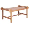 Image de vidaXL Table basse 100x50x45 cm Teck solide44734