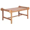 Image de Vidaxl Table Basse 100x50x45 Cm Teck Solide