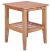 Image de vidaXL Table basse 40x40x50 cm Carrée Teck solide