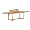 Image de vidaXL Table extensible de jardin 180-280x100x75 cm Teck solide44678