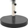Image de vidaXL Vidaxl Socle De Parasol Granite 28,5 Kg Rond Noir