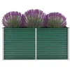 Image de vidaXL Lit surélevé de jardin Acier galvanisé 160x40x77 cm Vert44849