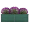 Image de vidaXL Lit surélevé de jardin Acier galvanisé 160x40x45 cm Vert44851