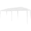 Image de vidaXL Tente De Réception 3x6 M Blanc Pe Gazebo D'extérieur Imperméable Et Résistant Aux Uv