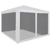 Image de vidaXL Tente de réception avec 4 parois en maille 3 x 3 m