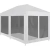 Image de vidaXL Vidaxl Tente De Réception Avec 6 Parois En Maille 4 X 3 M