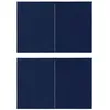 Image de vidaXL Vidaxl Paroi De Tente De Réception 2pcs Avec Fermeture Éclair Pe Bleu