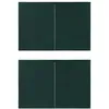 Image de vidaXL Vidaxl Paroi De Tente Réception 2 Pcs Avec Fermeture Éclair Pe Vert