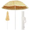 Image de vidaXL Parasol de plage Naturel 240 cm Style hawaïen