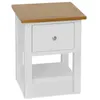 Image de vidaXL Table de chevet 36x30x47 cm Bois de chêne massif247121