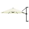 Image de vidaXL Parasol mural avec mât métallique 300 cm Sable