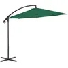 Image de vidaXL Parasol en porte-à-feux avec mât en acier 300 cm Vert