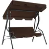 Image de vidaXL Vidaxl Balancelle De Jardin Café 170 X 110 X 153 Cm