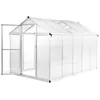 Image de vidaXL Serre Aluminium 302x190x195 cm 11,19 m³