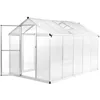 Image de Vidaxl Serre Aluminium 302x190x195 Cm 11,19 MÂ³