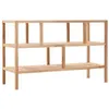 Image de vidaXL Étagère de salle de bain Bois de noyer massif 100x40x65 cm247100