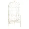 Image de vidaXL Banc De Jardin 95 Cm Fer Blanc Antique