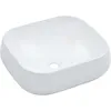 Image de vidaXL vidaXL Lavabo 44,5 x 39,5 x 14,5 cm Céramique Blanc