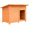 Image de vidaXL Vidaxl Niche Pour Chiens Bois De Pin Et De Sapin Solide 120x77x86 Cm