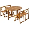 Image de Mobilier Â¿Â¿ D?Ner D'extÂ¿Â¿Rieur Pliable 5 Pcs Bois D'acacia Solide