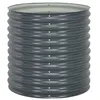 Image de vidaXL Lit surélevé de jardin 80x80x81 cm Acier galvanisé Gris45525