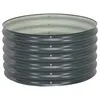 Image de vidaXL Lit surélevé de jardin 80x80x44 cm Acier galvanisé Gris45530