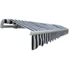 Image de Vidaxl Auvent Pliable MotorisÃ© 400 Cm Bleu/Blanc