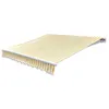 Image de vidaXL Auvent pliable manuel 300 cm Jaune/blanc