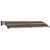 Image de vidaXL Auvent de porte Noir 240x100 cm PC45636