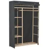 Image de vidaXL Garde-robe Gris 110 x 40 x 170 cm Tissu