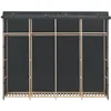 Image de vidaXL Garde-Robe Gris 200 X 40 X 170 Cm Tissu - Vidaxl