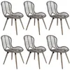 Image de vidaXL Chaises à manger lot de 6 marron rotin naturel275839