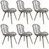 Image de vidaXL vidaXL Chaises à manger lot de 6 marron rotin naturel