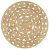 Image de vidaXL Tapis fait à la main Jute tressée 120 cm