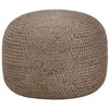Image de vidaXL Pouf fait à la main Gris clair 45 x 30 cm Jute