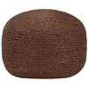 Image de vidaXL Pouf fait à la main Marron 40 x 45 cm Jute 248084