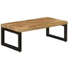 Image de vidaXL Table basse 100x50x35 cm Bois de manguier solide et acier247337