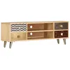 Image de vidaXL Meuble TV 120x30x40 cm Bois massif de manguier247340