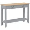 Image de vidaXL Table console Gris 110x35x80 cm Bois