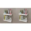 Image de vidaXL Étagères Murales 4 Pcs Blanc 40 Cm