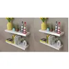 Image de vidaXL Vidaxl Étagères Murales 4 Pcs Blanc 60 Cm