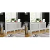 Image de vidaXL Cache-radiateurs 2 pcs blanc MDF 172 cm