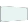 Image de vidaXL Dosseret de cuisine Blanc 90x40 cm Verre trempé249457