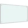 Image de Vidaxl Dosseret De Cuisine Blanc 90x50 Cm Verre Trempé 249458