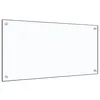 Image de vidaXL Dosseret de cuisine Transparent 80x40 cm Verre trempé249469