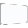 Image de vidaXL Dosseret de cuisine Transparent 80x50 cm Verre trempé249470