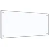 Image de vidaXL Dosseret de cuisine Transparent 90 x 40 cm Verre trempé249472